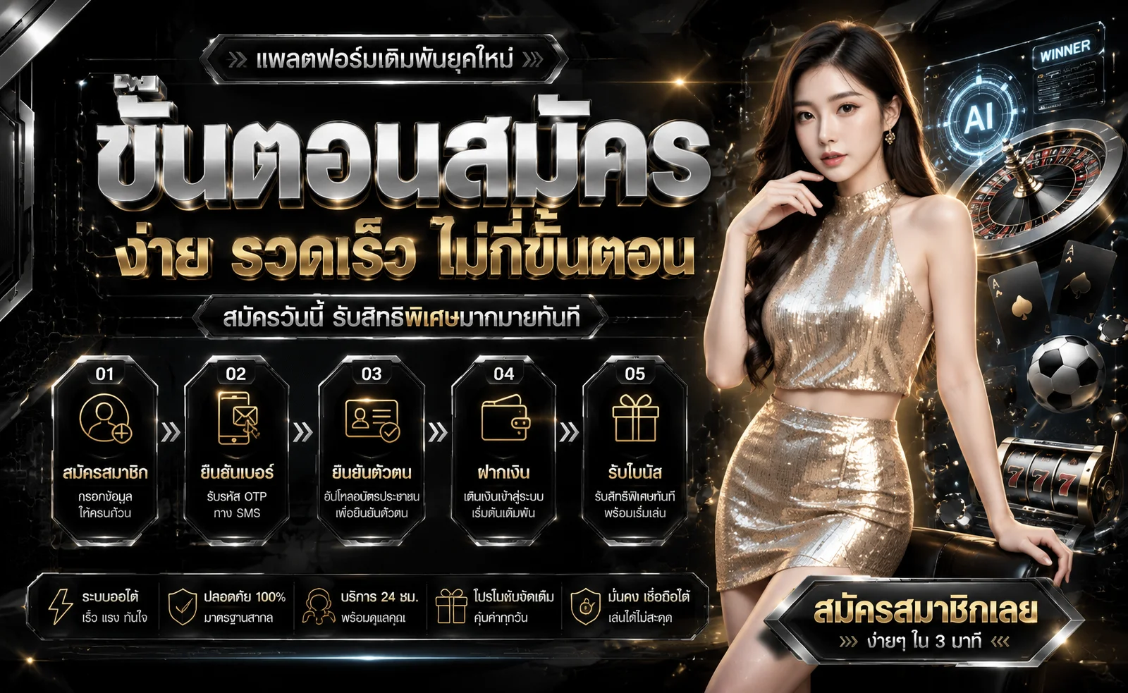 ALLONE66 คาสิโนสด บาคาร่าออนไลน์ ดีลเลอร์จริง Real-time